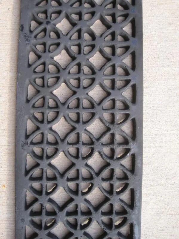 Antique Decorative Cast Iron Floor Grilles - FG001