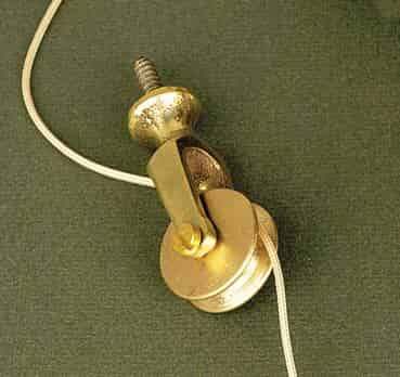 Antique Solid Brass Servants Bell Extension Pulley