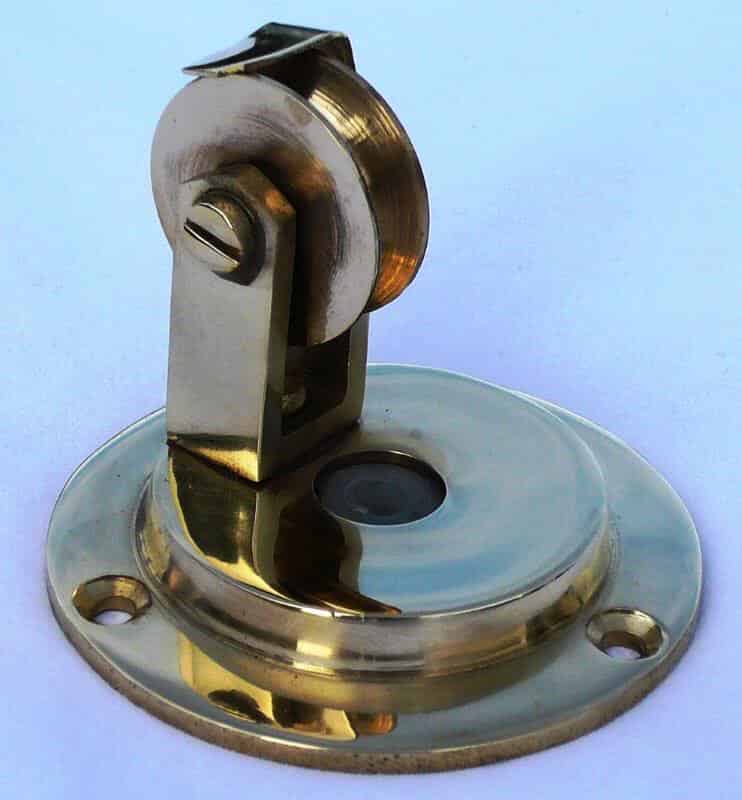Antique Solid Brass Blanking Butlers Bell Pulley
