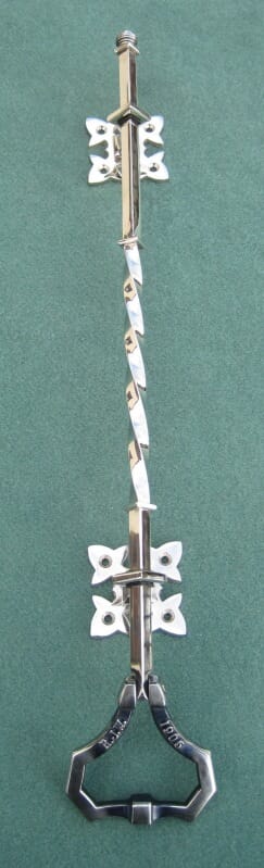 Lichfield Servants Antique Nickel Bell Pull - bplian