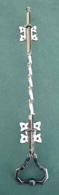 Antique Nickel Lichfield Servants Bell Pull