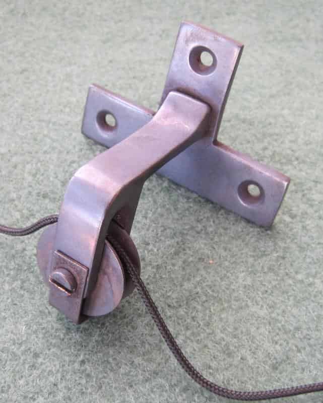 Antique Black Directional Butlers Bell Pulley