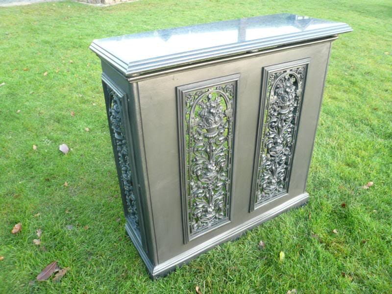 Cast Iron Decorative Radiator Cover with Granite Top - RX197
