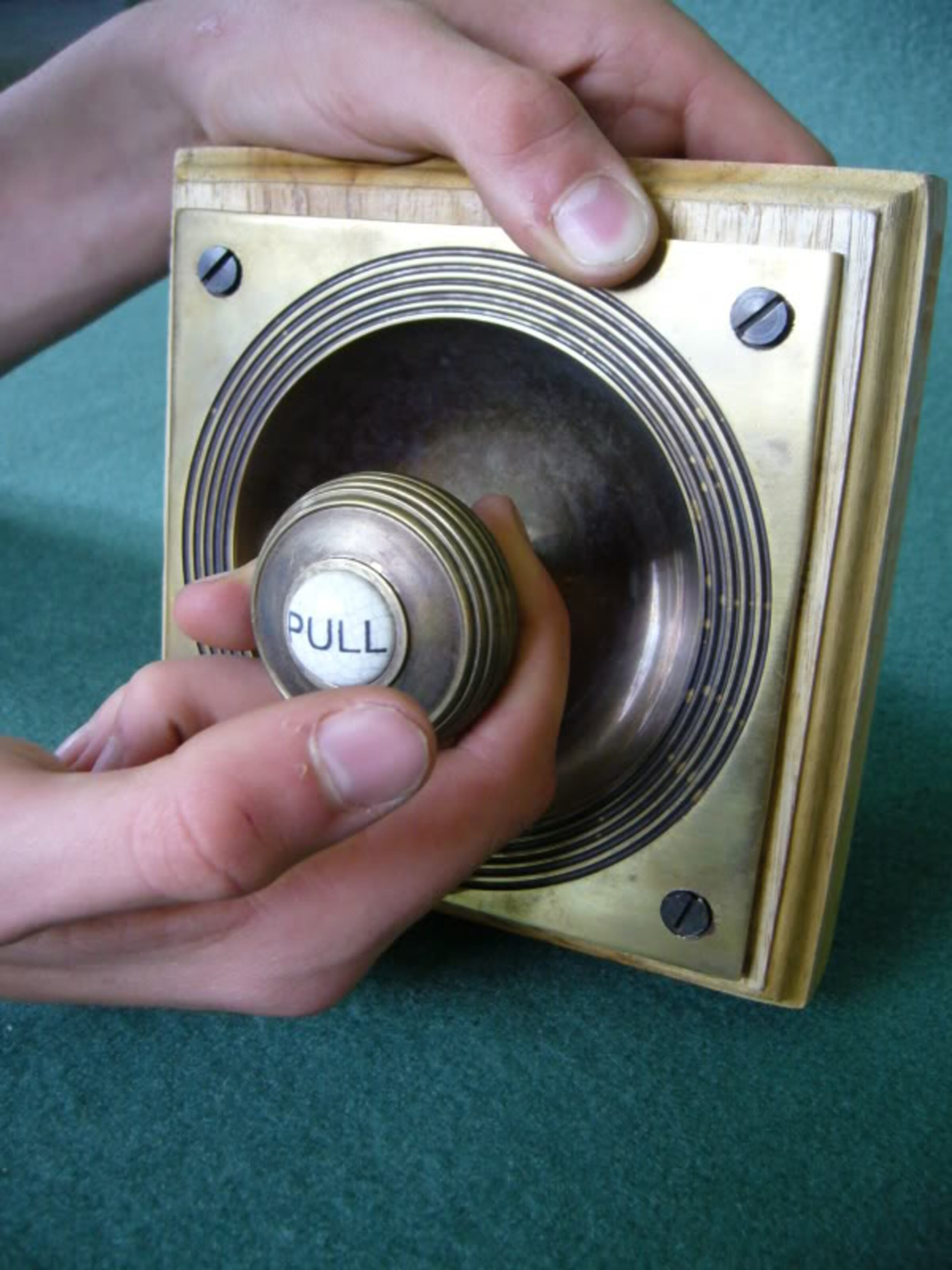 Oak Mounted Claverley Bell Pull