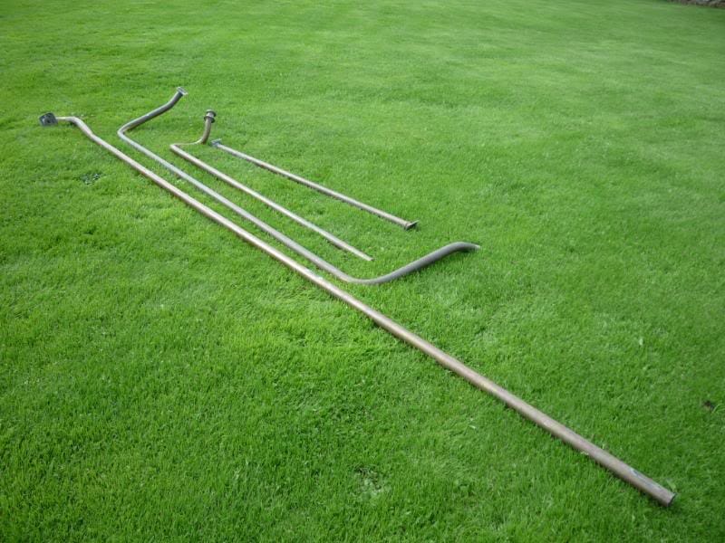 Antique brass hand rails  - 4196