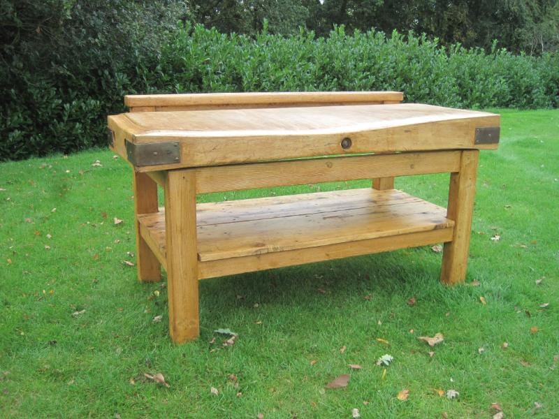 Original Antique Butchers Block - 5667