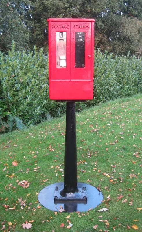 Cast Iron Royal Mail Stamp Vending machine