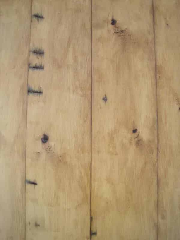 Re Sawn Antique Reclaimed Pine Floorboards - Square Edged