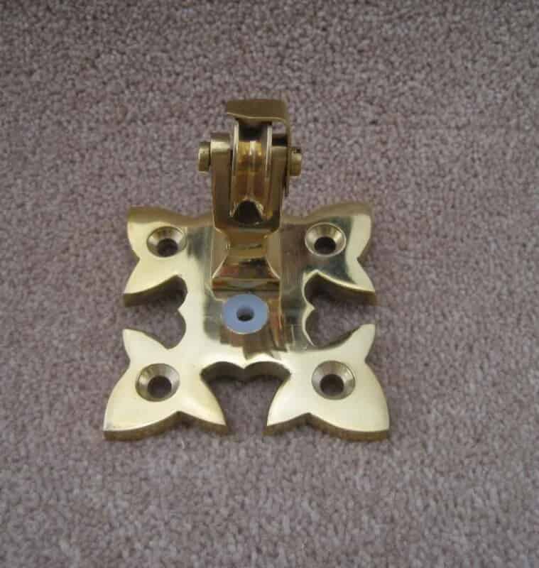 Antique Brass Servants Blanking Bell Pulley