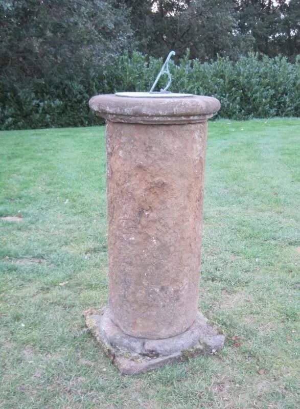 Antique Hand Carved Stone Sundial - 5722