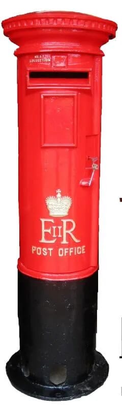 Original Cast Iron Pillar Box - 4808