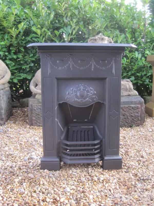 Reclaimed Antique Cast Iron Combination Fireplace