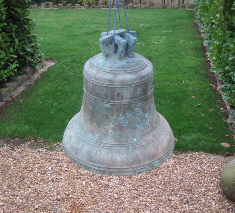 Antique Church Bell 27" Tall - 5780