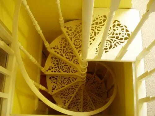 Reclaimed Cast Metal Spiral Staircase - 5815