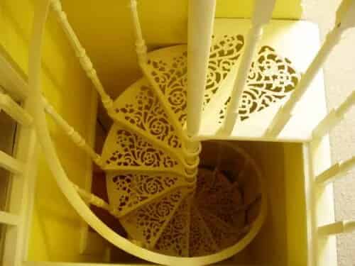 Reclaimed Cast Metal Spiral Staircase