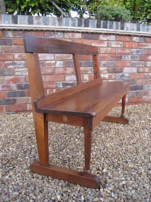 Antique Reclaimed Pitch Pine Bench