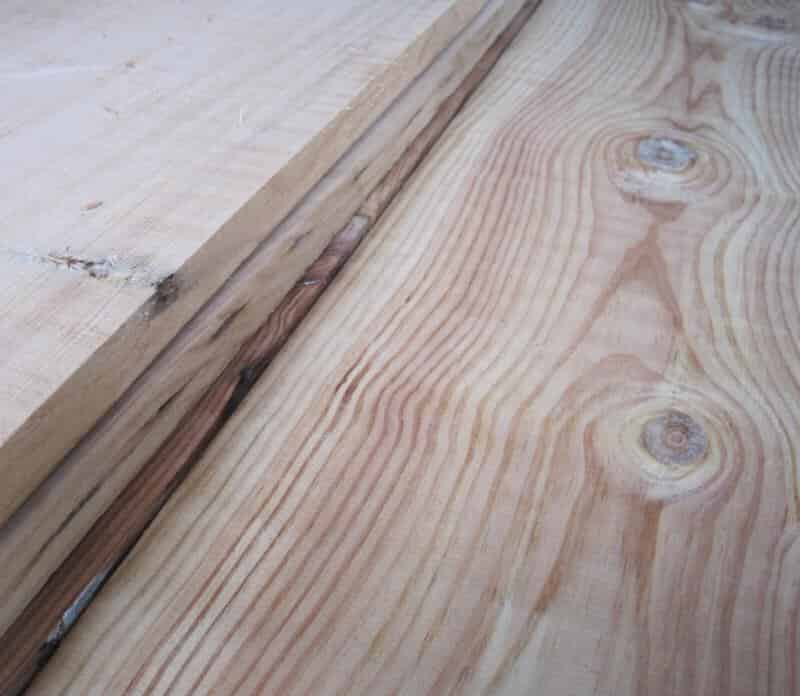 Re Sawn Antique Reclaimed Pine Floorboards - Square Edged