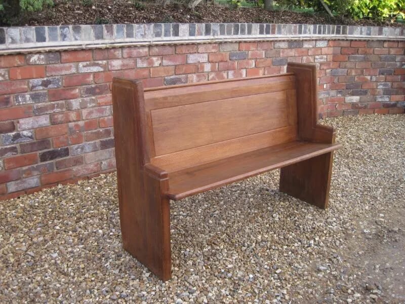 Victorian Antique Pine Church Pew - 5744e