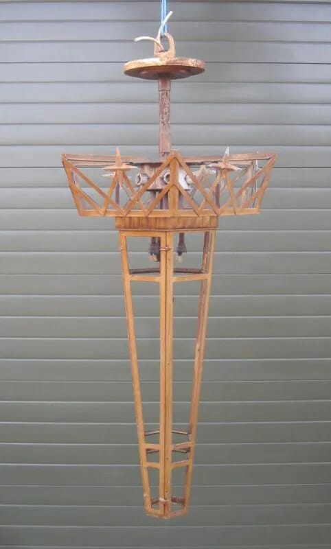 Art Deco Reclaimed Chandelier - 5852
