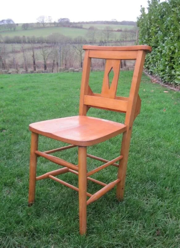 Antique Church Chair - 5676