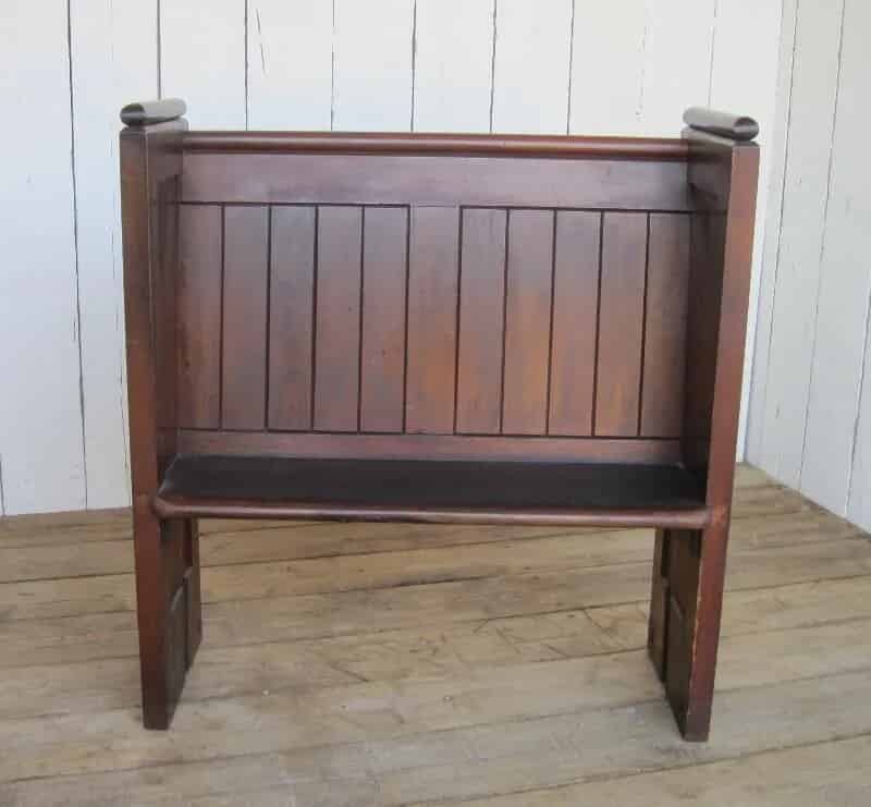 Antique Pitch Pine Church Pew