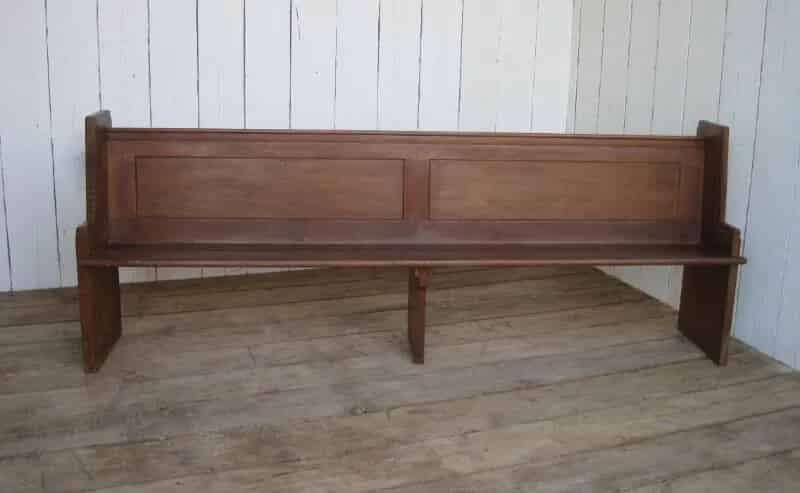 Antique Pine Church Pew