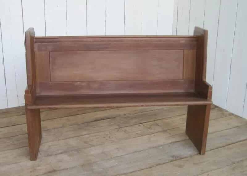 Antique Pine Church Pew