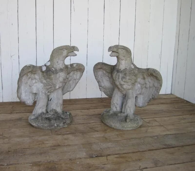 Pair of Eagles - Gate Pier Finials - 5888