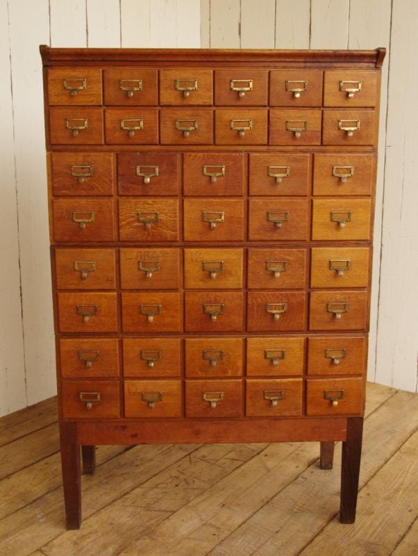 Bank of Oak Filing Drawers - 42 Bottle Wine Rack - 5914