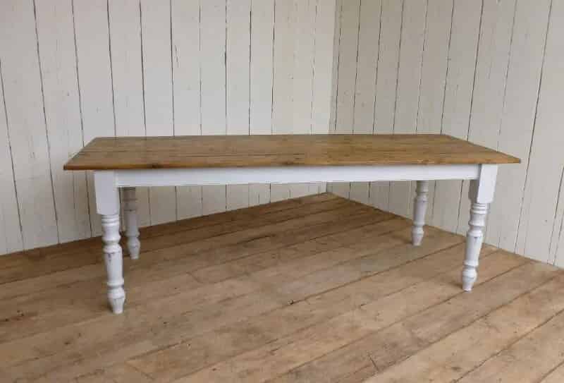 Reclaimed Pine Farmhouse Table<br>Any Size Made