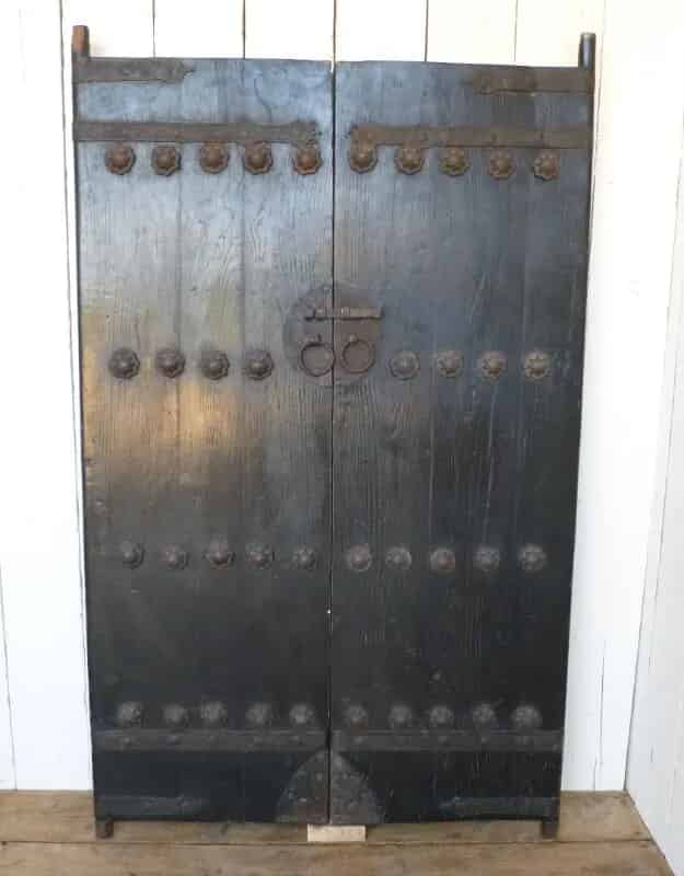 Reclaimed Antique Oak Pair of Doors