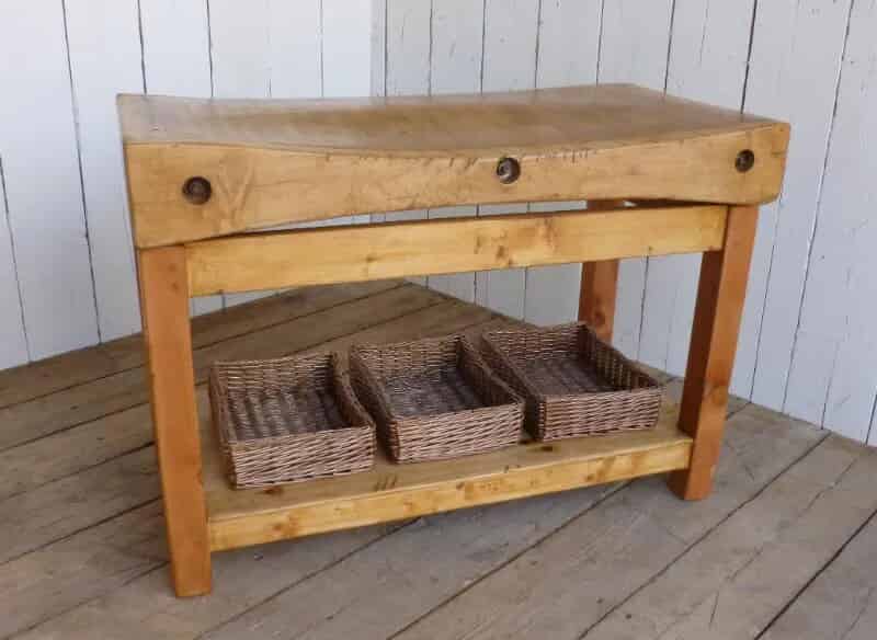 Antique Butchers Chopping Block 4ft x 2ft