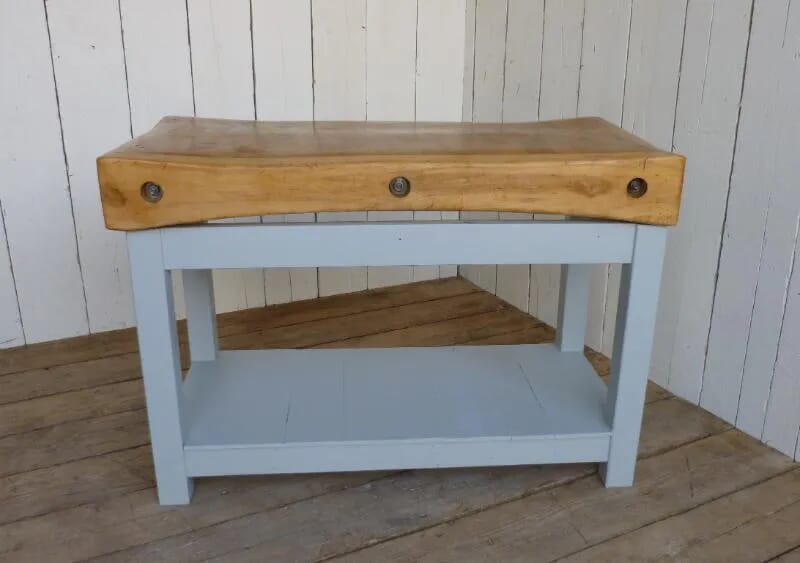 Antique Butchers Chopping Block - 5970