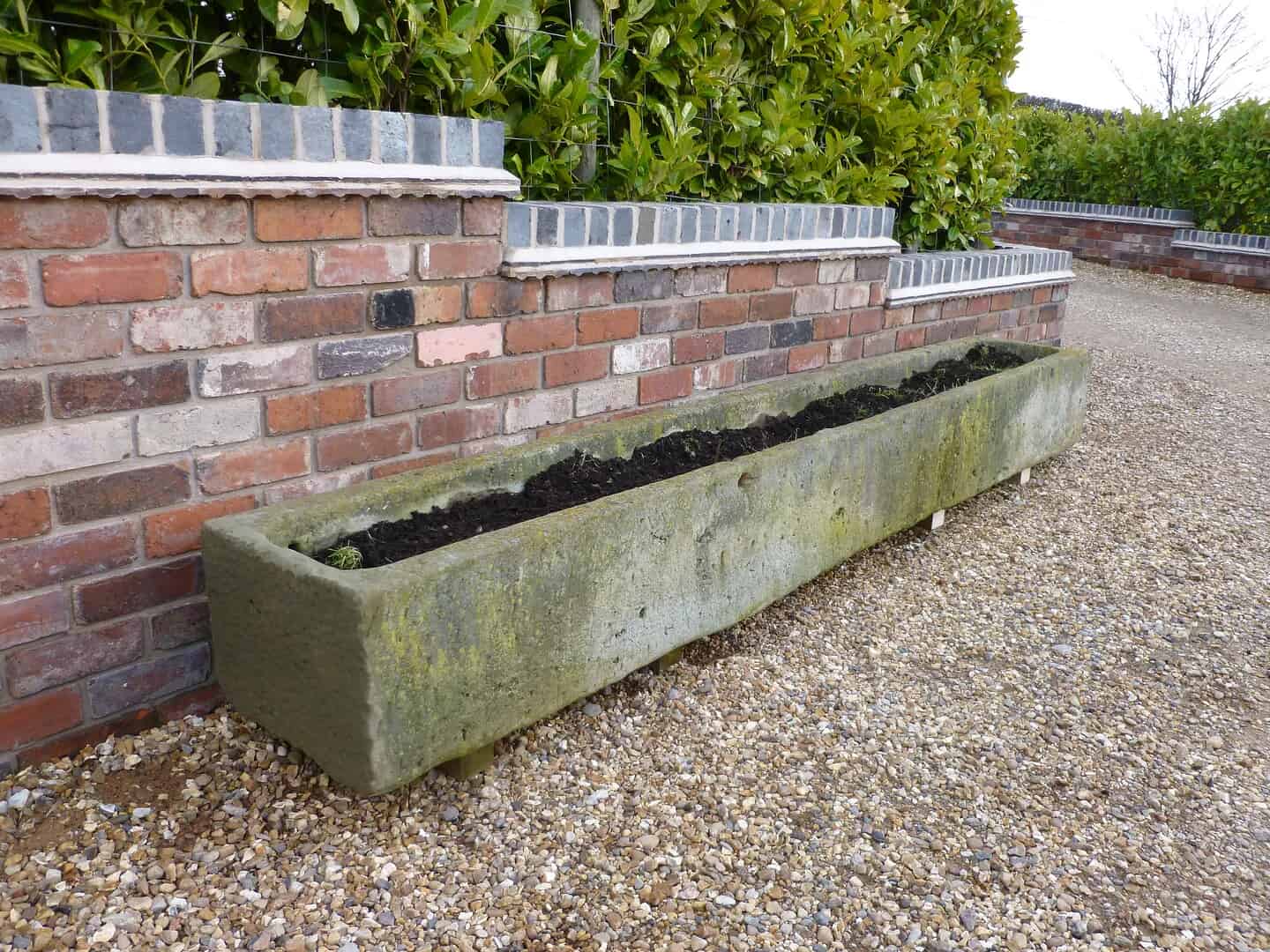 Very Long Antique Stone Trough