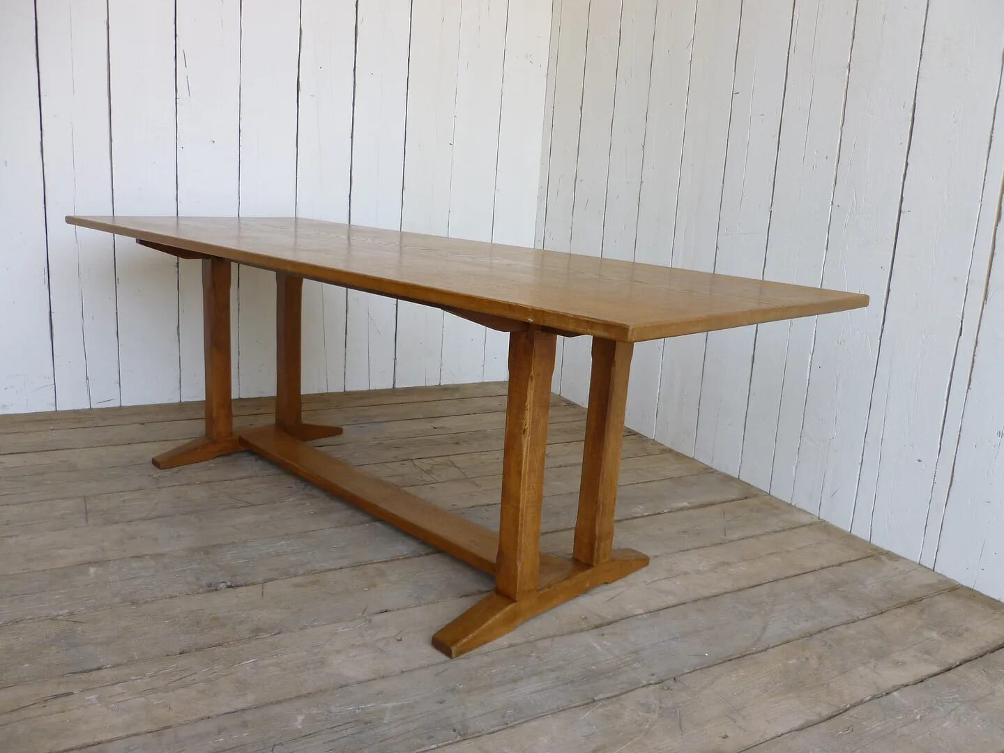 Solid Oak Antique Dining Table - 6014