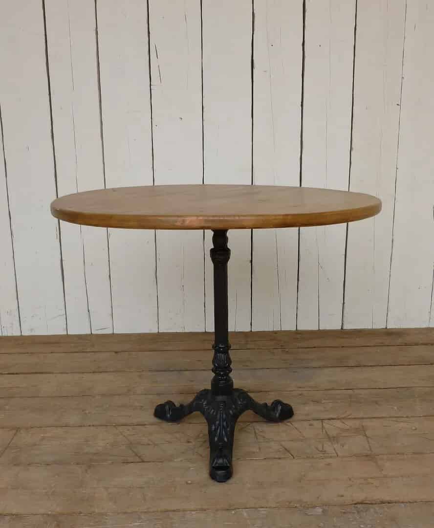 Reclaimed Pine Pedestal Table