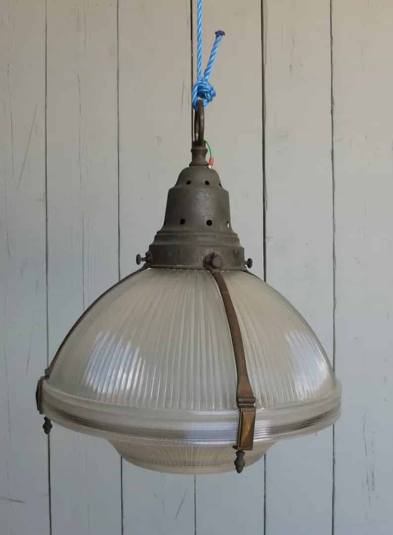Antique Glass Globe Light Fitting