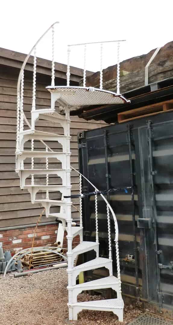 Antique Cast Iron Spiral Staircase