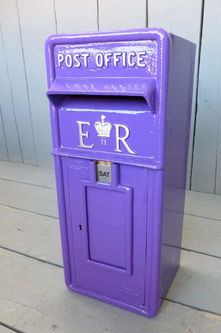 Original Antique Painted Wall Mounted Post Boxes - po1anyc