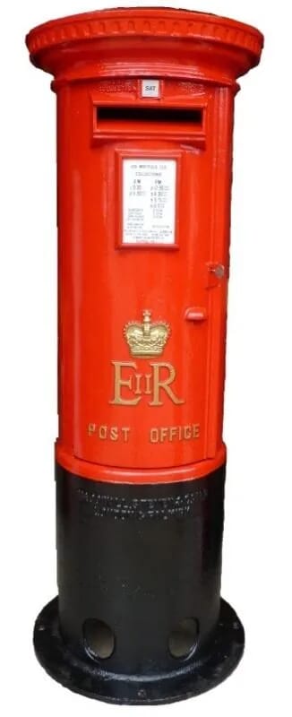 Reclaimed Royal Mail Original Pillar Box  - 5863