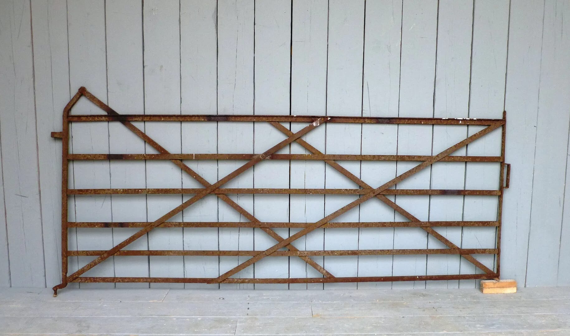 Antique Reclaimed Wrought Iron Estate Gate - 6193