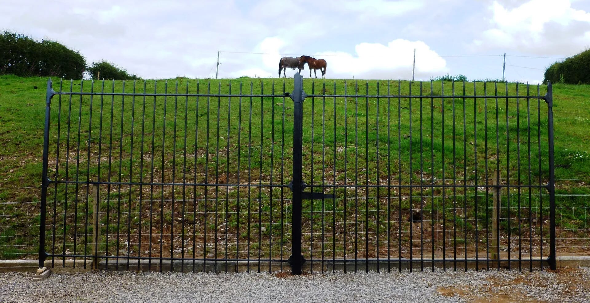 Pair of Large Antique Reclaimed Gates - 4655