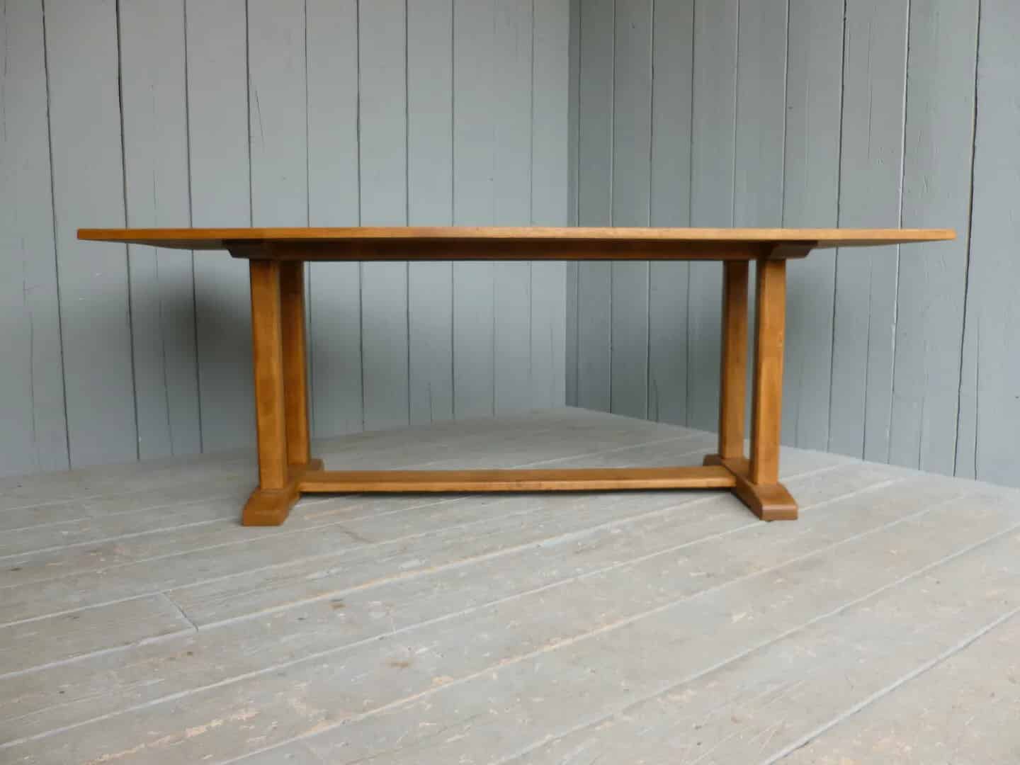 Solid Oak Antique Refectory Dining Table