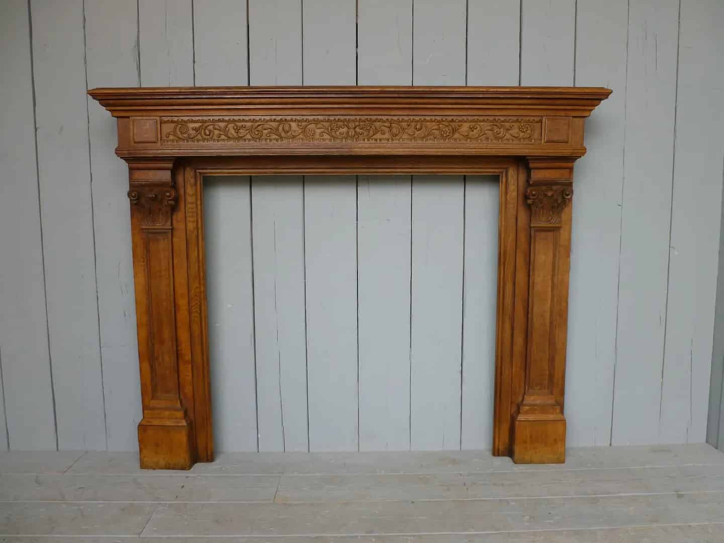 Antique Reclaimed Oak Fire Surround