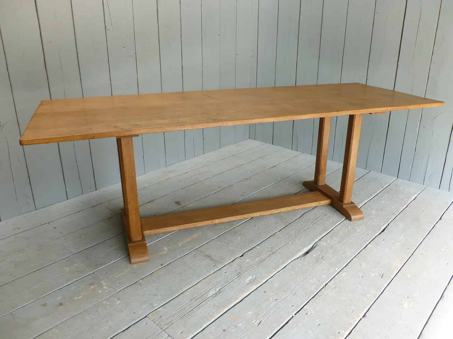 Solid Oak Antique Refectory Dining Table