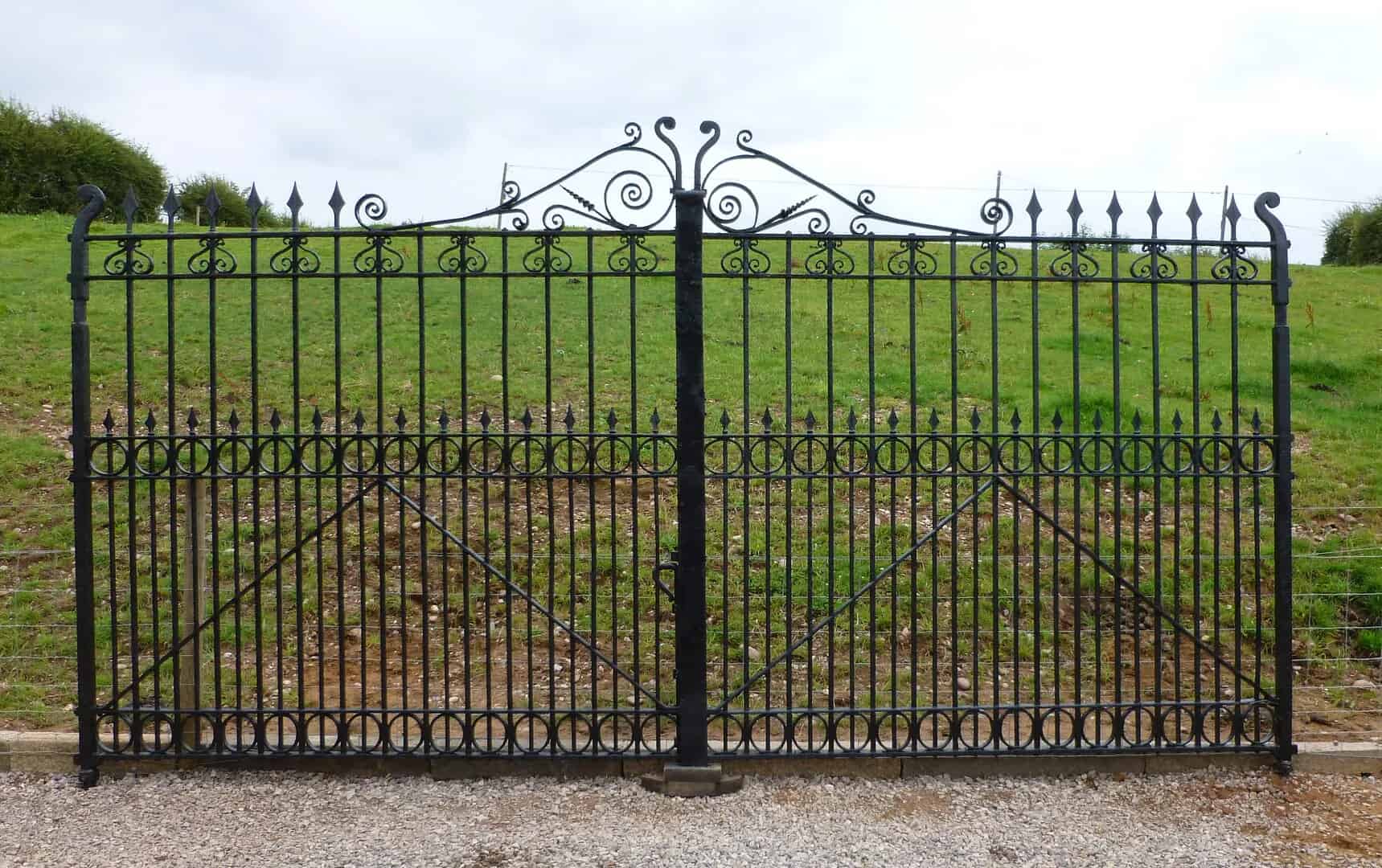 Pair of Excellent Large Antique Reclaimed Gates