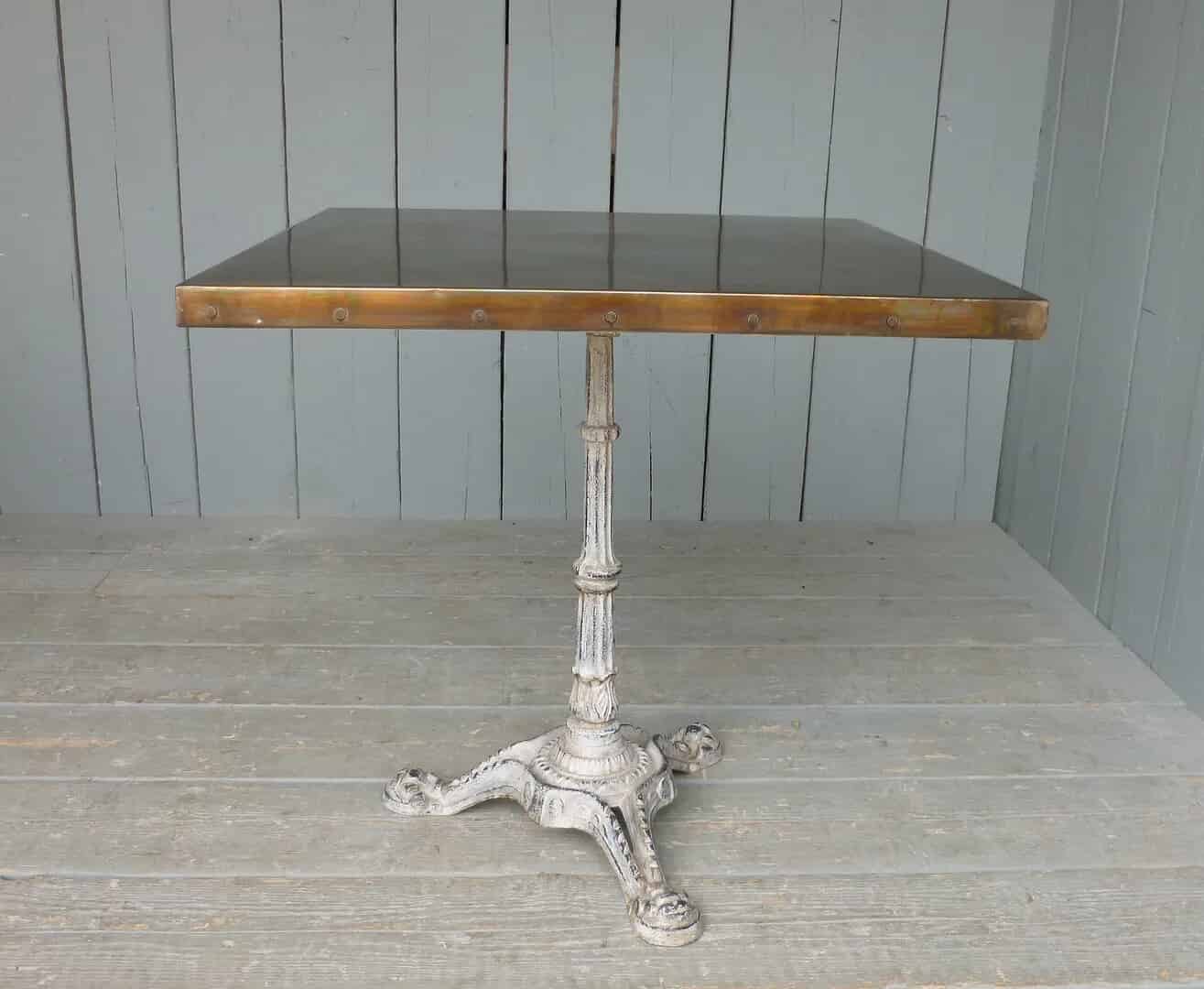 Zinc Topped Table