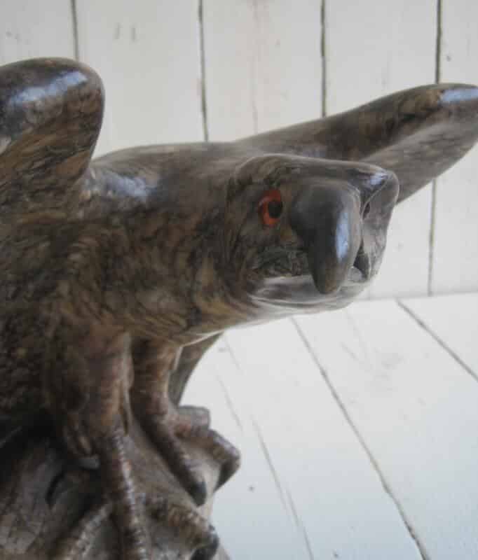 Excellent Antique Marble Statue of a Bird of Prey