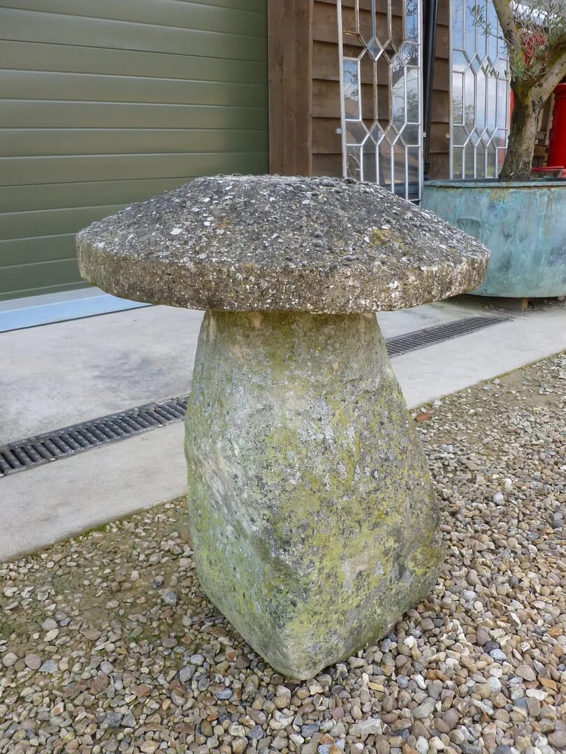 Antique Garden Staddle Stones - 6292