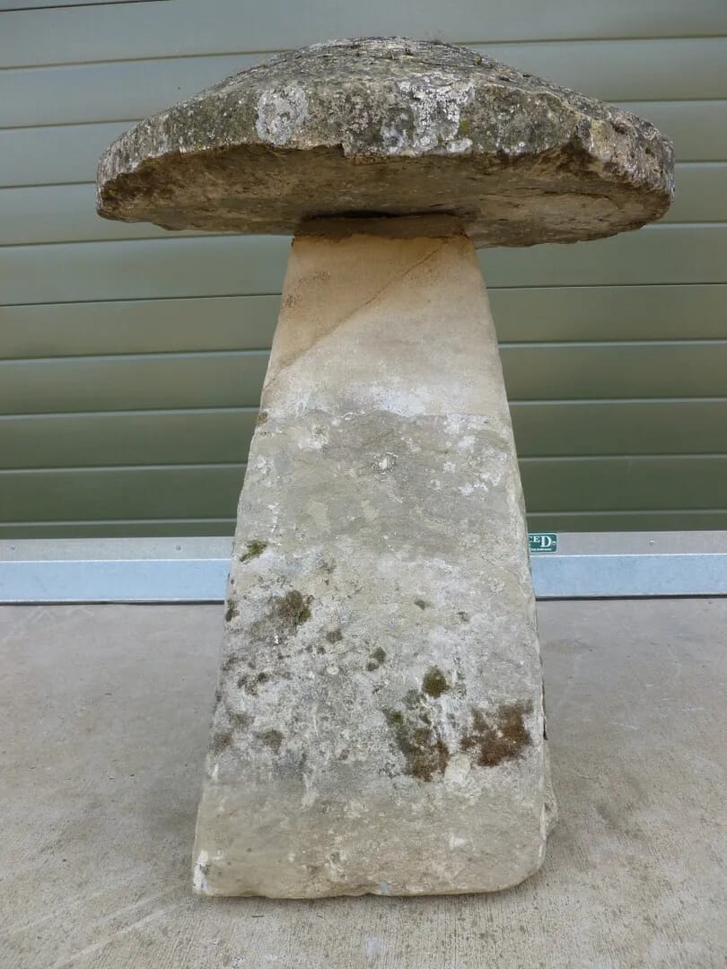 Antique Old Garden Staddle Stone - 6289